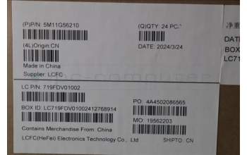 Lenovo 5M11G56210 TOUCHPAD CS23 3+2bCP,GL,GR,NONFC,TRI