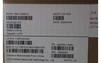 Lenovo 5M11G56215 TOUCHPAD CS23 3+2bCP,GL,GR,NFC,CHY