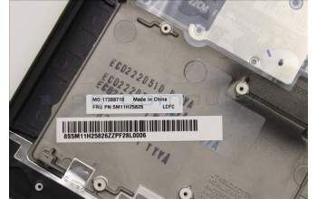 Lenovo 5M11H25826 MECH_ASM KB CCov BEL BKLT Sunrex WW BK
