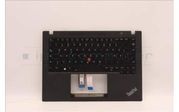 Lenovo 5M11H25909 MECH_ASM KB CCov GER BKLT Sunrex WW BK