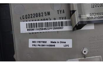 LENOVO 5M11H25946 MECH_ASM KB CCov ITA BKLT Chicon WW BK