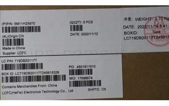 Lenovo 5M11H25970 MECH_ASM KB CCov LA SPA BKLT Chico WW BK