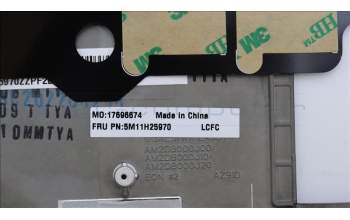 Lenovo 5M11H25970 MECH_ASM KB CCov LA SPA BKLT Chico WW BK