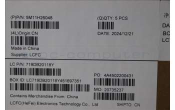 Lenovo 5M11H26048 MECH_ASM KBD C-Cov TC BKLT Sunrex WW BK