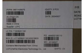 LENOVO 5M11H26075 MECH_ASM KBD C-Cov UKE BKLT Liteon WW BK