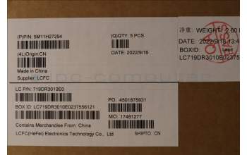 Lenovo 5M11H27294 MECH_ASM KBD Cc BEL BKLT(CHY) UK BK