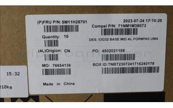 Lenovo 5M11H28701 MECH_ASM Yoga9 MID forming_ASSY-UMA