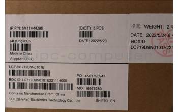 Lenovo 5M11H44295 MECH_ASM GRP KBD BZL,EURO ENG,WL,DB,SUN