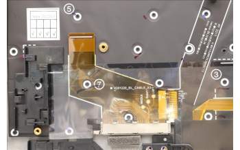 Lenovo 5M11H44311 MECH_ASM GRP KBD BZL,IND ENG,WL,DB,SUN