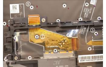 Lenovo 5M11H45729 MECH_ASM KBD BZL,WL,GY,CHY,ARA