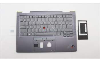 Lenovo 5M11H45749 MECH_ASM KBD BZL,WL,GY,CHY,EURO ENG