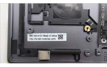 Lenovo 5M11H45755 MECH_ASM KBD BZL,WL,GY,CHY,IND ENG