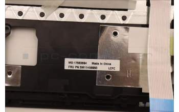 Lenovo 5M11H58950 MECH_ASM KBD CCvr NOR BKL(PMX)UK BK