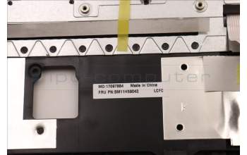 Lenovo 5M11H59043 MECH_ASM KBD CCvr GRE BKL(PMX)FPR US BK