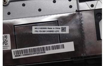 Lenovo 5M11H59083 MECH_ASM KBD CCvr UKE BKL(TRI)FPR UK BK