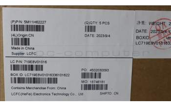 Lenovo 5M11H62227 MECH_ASM BL KB GY FPR BUL SRX