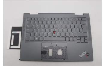 Lenovo 5M11H62363 MECH_ASM BL KB GY FPR WW 058 FRA SRX