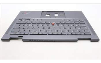 Lenovo 5M11H62462 MECH_ASM BL KB GY FPR WW NORDIC CHY