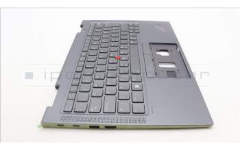Lenovo 5M11H62482 MECH_ASM BL KB GY FPR WW SLV SRX