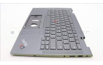 Lenovo 5M11H62502 MECH_ASM BL KB GY FPR WW THAI SRX