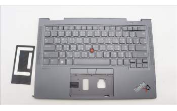 Lenovo 5M11H62502 MECH_ASM BL KB GY FPR WW THAI SRX