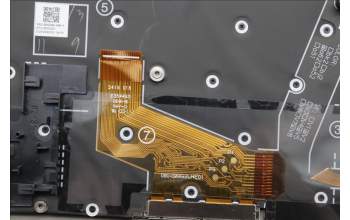 Lenovo 5M11H62653 C-Cover with keyboard, Italian, Black, Backlight, Fingerprint Reader, UK