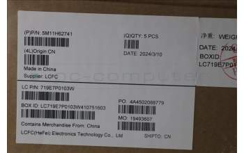 LENOVO 5M11H62741 MECH_ASM BL KB BK FPR WW BEL CHY