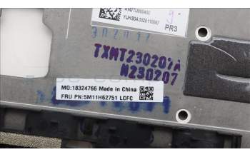 Lenovo 5M11H62751 MECH_ASM BL KB BK FPR WW BUL SRX