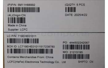 Lenovo 5M11H88992 MECH_ASM KB BK MG FRA LTN