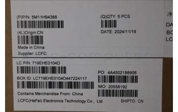 Lenovo 5M11H94388 MECH_ASM BL KB BK MG FRA LTN