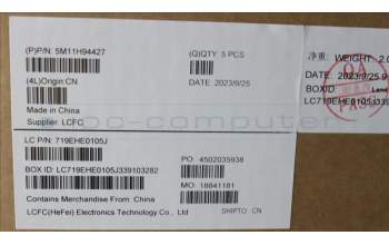 Lenovo 5M11H94427 MECH_ASM BL KB BK MG NOR LTN