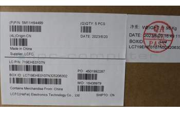 Lenovo 5M11H94499 MECH_ASM BL KB BK MG WW EURO ENG LTN