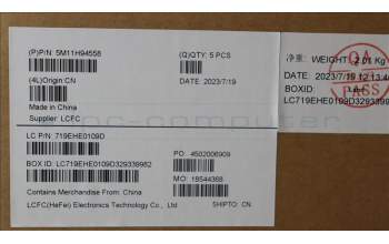 Lenovo 5M11H94558 MECH_ASM BL KB BK MG WW SWE/FIN CHY