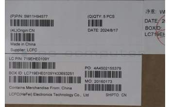 Lenovo 5M11H94577 MECH_ASM BL KB BK MG WW UKE LTN