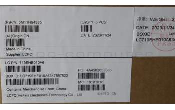 Lenovo 5M11H94585 MECH_ASM BL KB GY AL ARA LTN