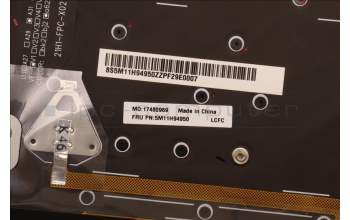 Lenovo 5M11H94950 MECH_ASM GP KBDBZL,SWE/FIN,WL,BK/GY,CHY