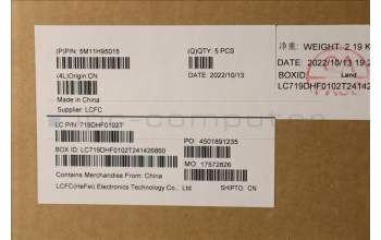 Lenovo 5M11H95015 MECH_ASM GP KBDBZL,LA SPA,WL,BK/BZ,CHY