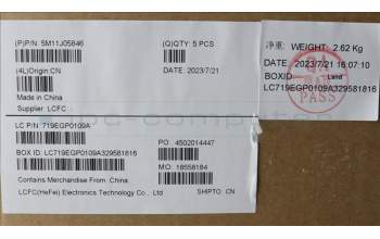 Lenovo 5M11J05846 MECH_ASM BL KB BK 058 FRA SRX