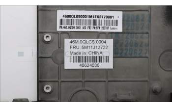 Lenovo 5M11J12722 MECH_ASM GRP_KBD_BZL_ARA_WL_BK_LTN