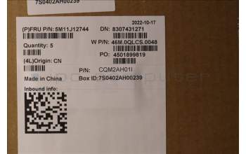 Lenovo 5M11J12744 MECH_ASM GRP_KBD_BZL_NOR_WL_BK_LTN