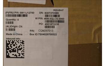 Lenovo 5M11J12750 MECH_ASM GRP_KBD_BZL_SWE/FIN_WL_BK_LTN