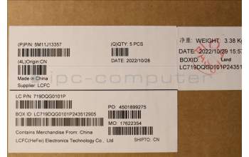 Lenovo 5M11J13357 MECH_ASM KBD BZL,WL,FPR,BK,CHY,ARA