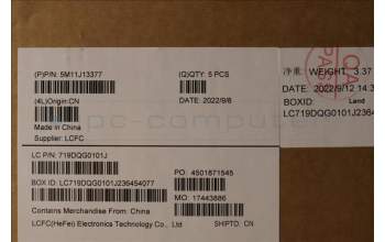 Lenovo 5M11J13377 MECH_ASM KBD BZL,WL,FPR,BK,CHY,EURO ENG