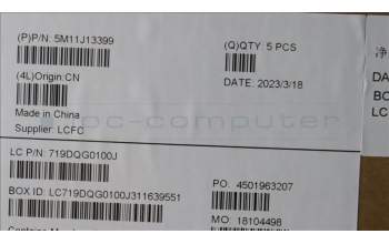 Lenovo 5M11J13399 MECH_ASM KBD BZL,WW,FPR,BK,CHY,GER