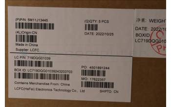 Lenovo 5M11J13445 MECH_ASM KBD BZL,WL,FPR,BK,SRX,SWE/FIN