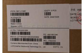 Lenovo 5M11J13481 MECH_ASM KBD BZL,WW,FPR,BK,SRX,SWE/FIN