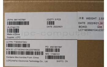 Lenovo 5M11K07681 MECH_ASM GRP KBD BZL,ENG,WL,DB,CHY