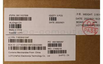 Lenovo 5M11K07698 MECH_ASM GRP KBD BZL,UKE,WW,DB,SUN