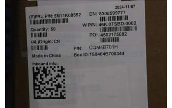 Lenovo 5M11K08552 TOUCHPAD CS22 3+2bCP,MLR,BK,NONFC,EL,SRX