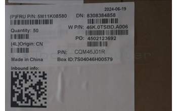 Lenovo 5M11K08580 TOUCHPAD CS21 3+2bCP,MLR,BK,NONFC,SY,TRI
